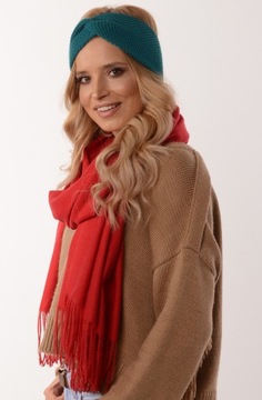 Теплый женский ободок в морском стиле - O3