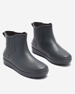 SZARE DAMSKIE MATOWE KALOSZE NERIVA 37