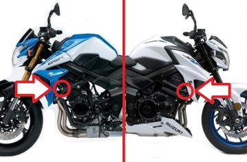 АВТОМОБИЛЬНЫЕ ПОДКЛАДКИ MotopoliS - SUZUKI GSR750 GSR 750 2011-2017 - АВАРИЙНЫЕ ПОДКЛАДКИ