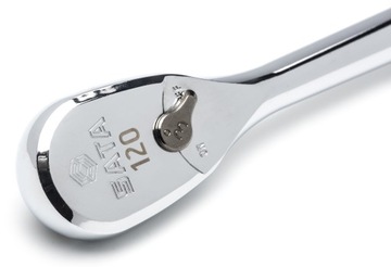 GRZECHOTKA SATA 1/4 120 ZĘBÓW MAŁA KLUCZ NASADEK