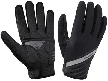 Rękawiczki rowerowe SHIMANO Long Gloves Black XXL