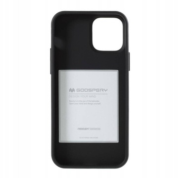 Задние панели Mercury goospery для Apple iPhone 14 PLUS Jelly Case, черные
