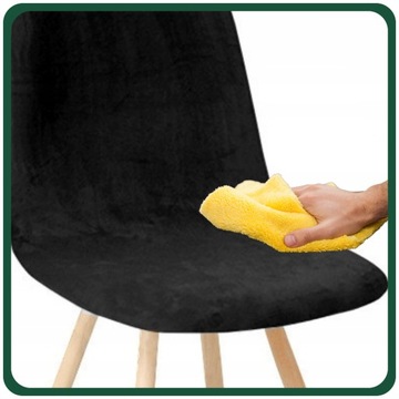 ЧЕХОЛ НА СТУЛ СКАНДИНАВСКИЙ, ЧЕРНЫЙ ЭЛАСТИК, УНИВЕРСАЛЬНЫЙ