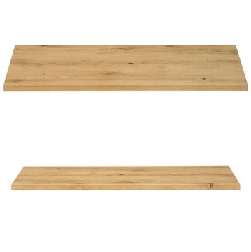 Nowoczesny Blat Łazienkowy 80 cm do Łazienki Dąb Artisan MADERA GRAY WHITE