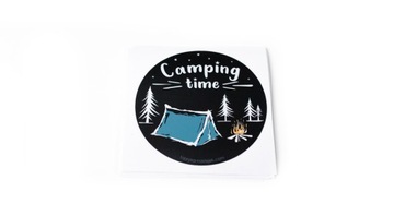 Naklejka Camping Time namiot podróż vanlife