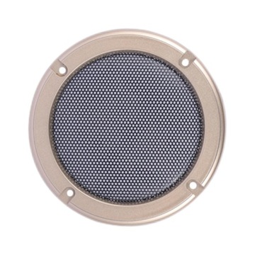 Круглый декоративный динамик с сеткой гриль 8 дюймов в золотом цвете