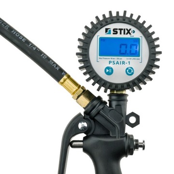 ПИСТОЛЕТ ДЛЯ НАКАЧИВАНИЯ КОЛЕС И ШИН С ЦИФРОВЫМ МАНОМЕТРОМ 18 БАР PSAIR-1 STIX