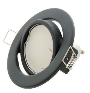 СВЕТИЛЬНИК ГРАФИТ-ГАЛОГЕННАЯ ЛАМПА + GU10 LED 3W