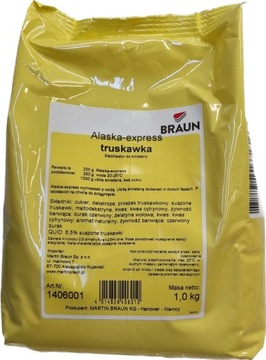 STABILIZATOR DO ŚMIETANY ALASKA-EXPRESS TRUSKAWKA 1 KG