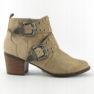 M19392 LA7 BRĄZOWE BOTKI OBCAS DOROTHY PERKINS 38