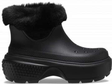 Damskie Ocieplane Buty Kozaki Crocs Stomp Lined Boot 41-42