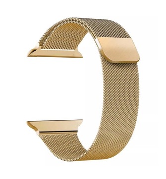 PASEK BRANSOLETA DO APPLE WATCH 1-9 SE 38/40/41MM | GOLD