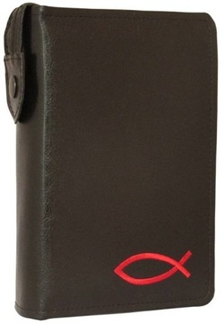 Etui na Biblię Tysiąclecia 12x18 czarne haft