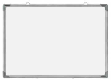 МАГНИТНАЯ ДОСКА ДЛЯ СУХОГО СТИРАНИЯ, БЕЛАЯ ГУБКА, МАГНИТЫ, МАРКЕРЫ 60x45 см