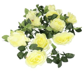 ИСКУССТВЕННЫЕ ЦВЕТЫ РАСТЕНИЯ ГИРЛАНД 210СМ РОЗА РОЗЫ