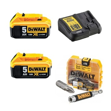 КОМБО-НАБОР DEWALT, 4 ИНСТРУМЕНТА 2X5AH 18 В