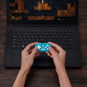 8Bitdo Zero 2 Бирюзовый миниатюрный Bluetooth-пад для ПК Android-переключатель РОЗЕТКА