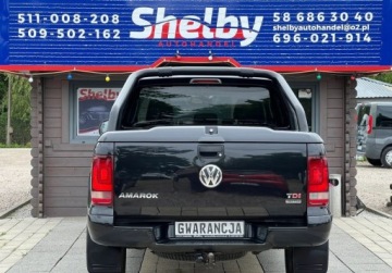 Volkswagen Amarok I Pick Up Double Cab 2.0 BiTDI 180KM 2014 Volkswagen Amarok 2.0BiTDi 180KM 4MOTION Dark Label Klima Navi Pol Skora P, zdjęcie 7