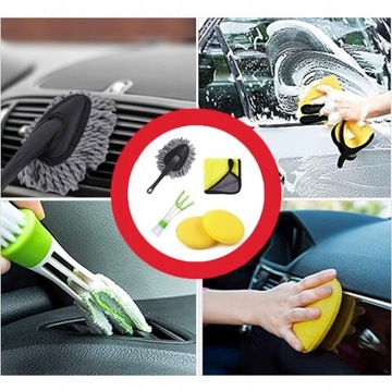 НАБОР ОЧИСТЯЩИХ ЩЕТОК ДЛЯ ЧИСТКИ ВАШЕГО АВТОМОБИЛЯ ВНУТРИ И СНАРУЖИ