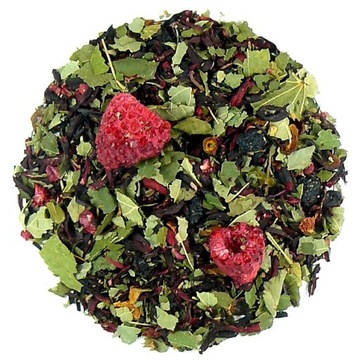 HERBATA Lipa i Malina RÓŻA hibiskus ARONIA 500g