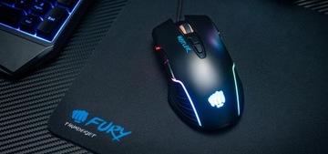 ИГРОВАЯ МЫШЬ FURY HUSTLER 6400DPI RGB ДЛЯ ИГРОВ