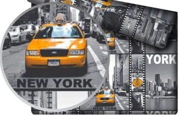 PRZEŚCIERADŁO BAWEŁNA 140x200 NEW YORK