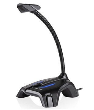 USB-микрофон Tracer Gamezone Gamer со светодиодной подсветкой, черный