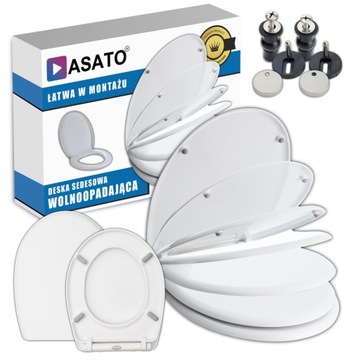 Жесткое сиденье для унитаза из дюропласта с медленным закрыванием для Koło Roca Cersanit