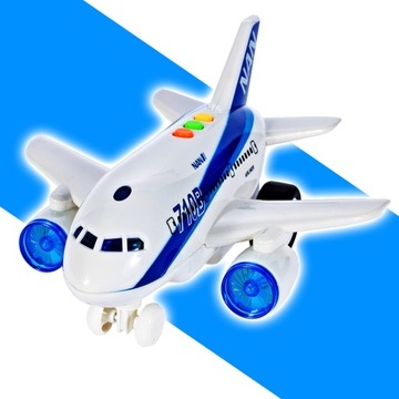 ИНТЕРАКТИВНЫЙ ПАССАЖИРСКИЙ САМОЛЕТ ИГРУШКА ДЛЯ ДЕТЕЙ ЗВУКОВОЙ СВЕТ BOEING