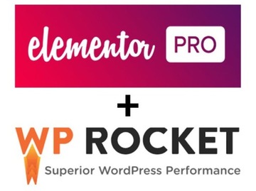 PAKIET Wtyczka Elementor Pro + WP Rocket