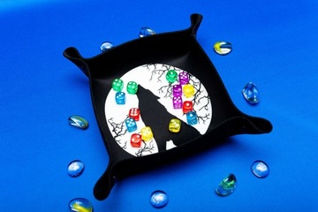 DICE TRAY TACKA NA KOŚCI SAMOTNY WILK 22X22CM