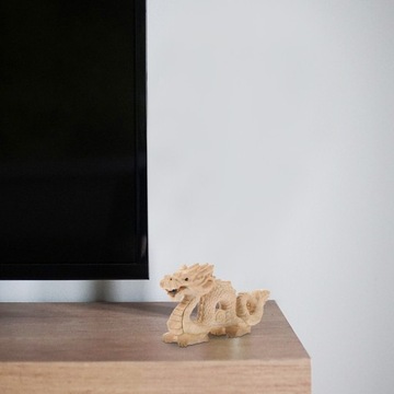 ДЕРЕВЯННОЕ УКРАШЕНИЕ БОГАТСТВО ПРОЦВЕТАНИЕ ФИГУРКА ДРАКОНА