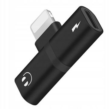 ADAPTER PRZEJŚCIÓWKA LIGHTNING 2w1 DO IPHONE IPAD