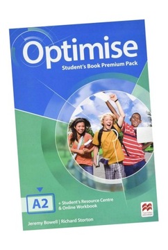 OPTIMISE A2 KSIĄŻKA UCZNIA PREMIUM PACK JEREMY BOWELL