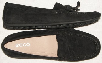 ECCO Devine Moccasins кожаные замшевые мокасины 370843 как Новые 38/38.5