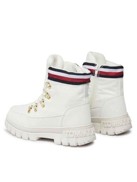 BUTY TOMMY HILFIGER botki damskie platforma 33062 r-38 zimowe