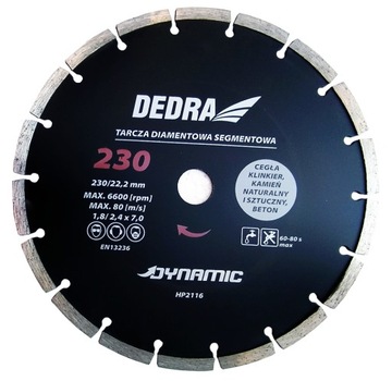 Tarcza diamentowa segmentowa Dynamic 230/22,2mm do