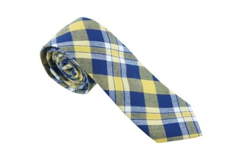 Krawat męski W KRATKĘ KRATĘ męski CASUAL DO PRACY