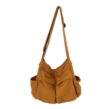 1PCS Canvas Messenger Bag Large Capacity Hobo Cros