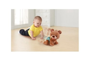 Б/У ПОЛЗУЩИЙ МЕДВЕДЬ ТУПНИ VTECH ГОВОРЯЩИЙ ТАЛИСМАН ЗВУК ИНТЕРАКТИВНЫЙ