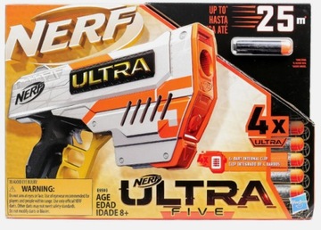 Nerf wyrzutnia pistolet ultra five E9593