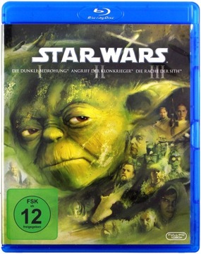 GWIEZDNE WOJNY I-III [3XBLU-RAY]
