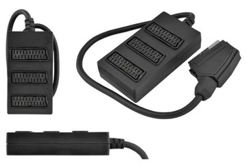 Разъем разветвителя PLUG - 3x EURO SCART SOCKET