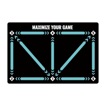 Футбольный тренировочный коврик Тренировочный ковер Контроль скорости мяча