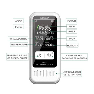 Monitor jakości powietrza z alarmem PM2.5 JMS-13