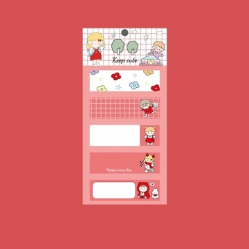 100 Sheets Memo Pad Sticky Notes Set Cartoon Cute