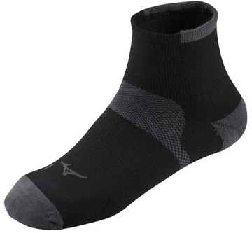 Mizuno Drylite Race Mid Socks Black Skarpety czarne