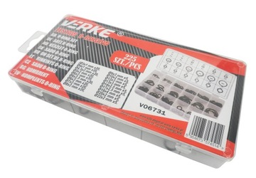 ORINGI USZCZELKI GUMOWE GUMKI ZESTAW ORINGÓW OLEJOODPORNE O-RINGI 225 SZT