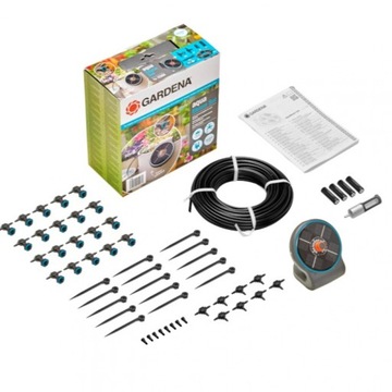 Комплект Gardena AquaBloom для полива с использованием солнечной энергии
