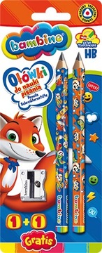 OŁÓWEK BAMBINO DO NAUKI PISANIA+TEMPER